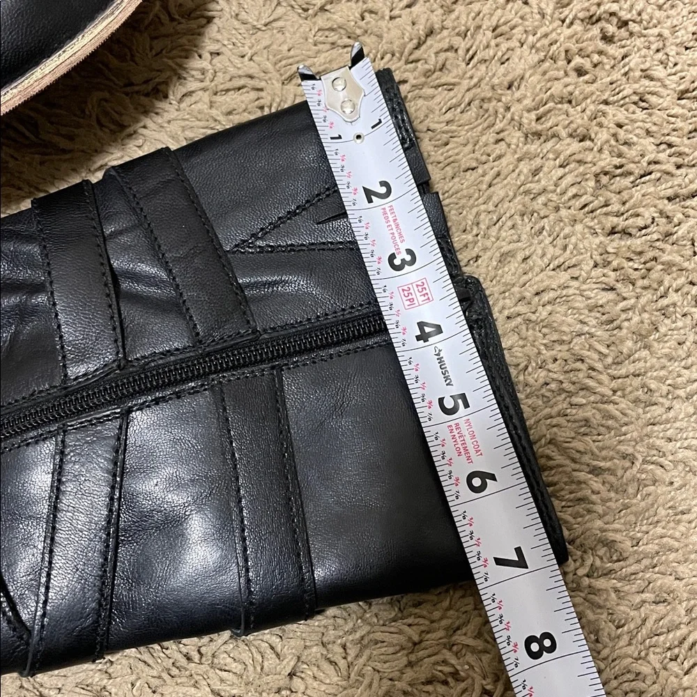 Roberto Vianni | Black | Leather | Buckle |Boots | Size 37 | Made in India - Picture 13 of 16